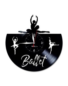 Часы из виниловой пластинки Балет (c) vinyllab