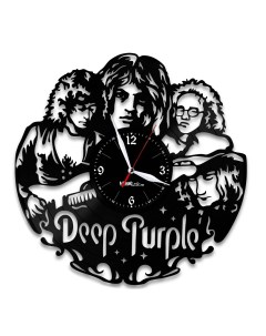 Часы из виниловой пластинки Deep Purple (c) vinyllab