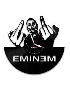 Часы из виниловой пластинки Eminem (c) vinyllab