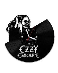 Часы из виниловой пластинки Ozzy Ozbourne (c) vinyllab