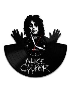Часы из виниловой пластинки Alice Cooper (c) vinyllab