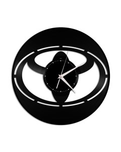 Часы из виниловой пластинки Toyota (c) vinyllab