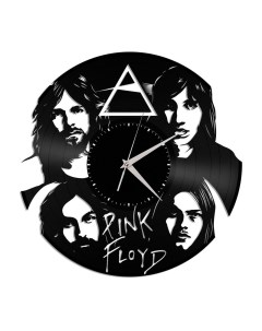 Часы из виниловой пластинки Pink Floyd (c) vinyllab