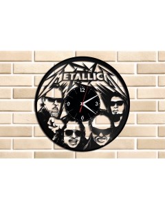 Часы из виниловой пластинки Metallica (c) vinyllab