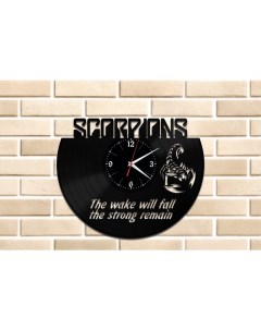 Часы из виниловой пластинки Scorpions (c) vinyllab