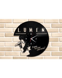 Часы из виниловой пластинки Lumen (c) vinyllab