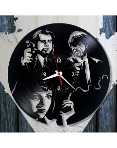 Часы из виниловой пластинки Криминальное чтиво (c) vinyllab