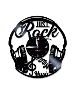 Часы из виниловой пластинки Rock (c) vinyllab