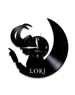 Часы из виниловой пластинки Локи (c) vinyllab