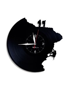 Часы из виниловой пластинки Альпинизм (c) vinyllab