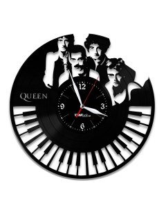 Часы из виниловой пластинки Queen (c) vinyllab