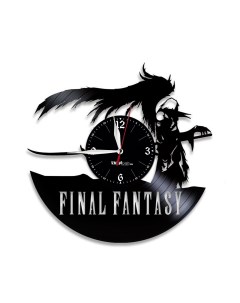Часы из виниловой пластинки Final Fantasy (c) vinyllab