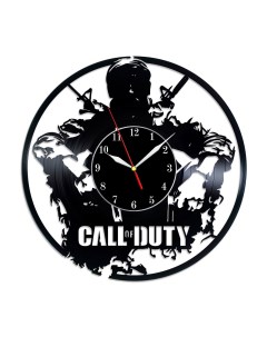 Часы из виниловой пластинки Call of Duty (c) vinyllab