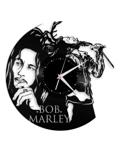 Часы из виниловой пластинки Bob Marley (c) vinyllab