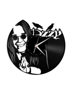 Часы из виниловой пластинки Ozzy Osbourne (c) vinyllab