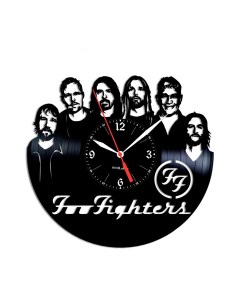 Часы из виниловой пластинки Foo Fighters (c) vinyllab