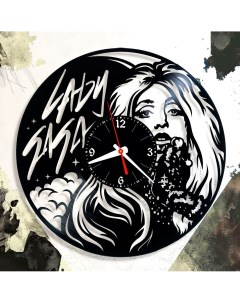 Часы из виниловой пластинки Lady Gaga (c) vinyllab