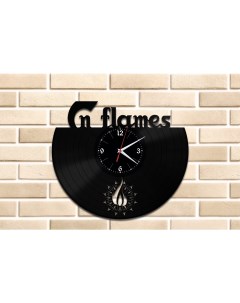 Часы из виниловой пластинки In Flames (c) vinyllab