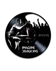 Часы из виниловой пластинки Imagine Dragons (c) vinyllab
