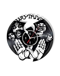 Часы из виниловой пластинки Wu Tang (c) vinyllab
