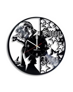 Часы из виниловой пластинки Snoop Dogg (c) vinyllab
