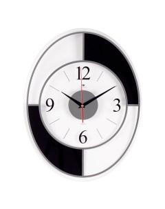 Часы настенные прозрачные открытая стрелка Шахматы 3445 002 Рубин