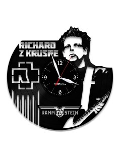 Часы из виниловой пластинки Rammstein (c) vinyllab