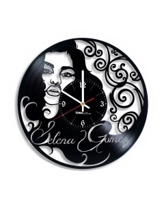 Часы из виниловой пластинки Селена Гомес (c) vinyllab