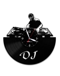 Часы из виниловой пластинки DJ (c) vinyllab