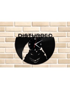 Часы из виниловой пластинки Disturbed (c) vinyllab