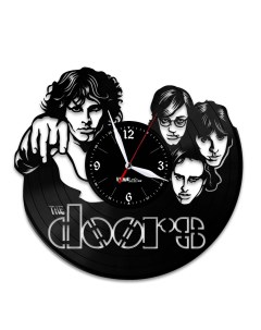 Часы из виниловой пластинки The Doors (c) vinyllab