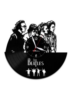 Часы из виниловой пластинки Thе Beatles (c) vinyllab