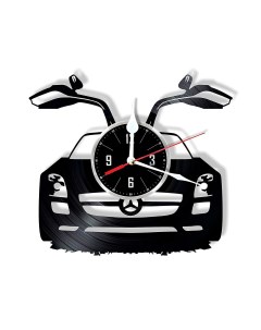Часы из виниловой пластинки Mercedes (c) vinyllab