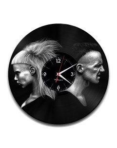 Часы из виниловой пластинки Die Antwoord (c) vinyllab