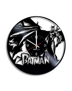 Часы из виниловой пластинки Бэтмен (c) vinyllab