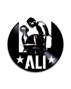 Часы из виниловой пластинки Али (c) vinyllab