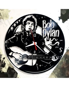 Часы из виниловой пластинки Bob Dylan (c) vinyllab