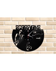 Часы из виниловой пластинки Scorpions (c) vinyllab