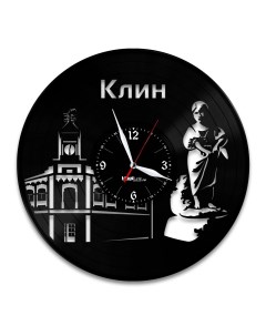 Часы из виниловой пластинки Клин (c) vinyllab
