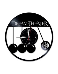 Часы из виниловой пластинки Dream Theater (c) vinyllab