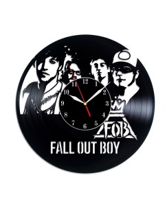 Часы из виниловой пластинки Fall Out Boy (c) vinyllab