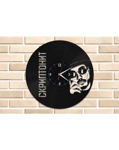 Часы из виниловой пластинки Скриптонит (c) vinyllab