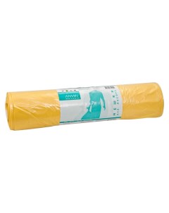 Мешок пакет для мусора в рулоне Желтый 120л 50шт AL 811678a Almin