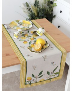 Дорожка для стола Лимонные веточки 45х100 см Le gobelin