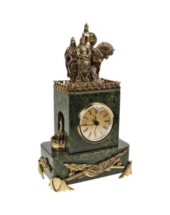 Настольные часы Сыны Отечества с механизмом Hermle 28 5 см Baojuzi
