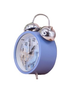 Часы будильник Marble синий Nobrand