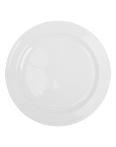 Тарелка для вторых блюд Принц 20 см белая Башкирский фарфор