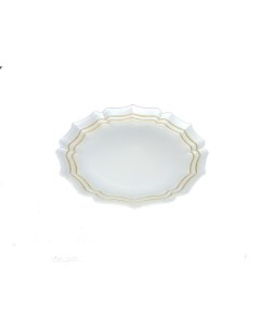 Тарелка сервировочная стекло Аксам элис 21см 15722 1 Akcam