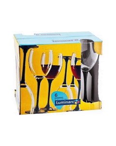 Набор фужеров д вина 6шт 250мл Domino H8169 Luminarc