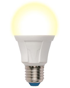 Лампа светодиодная груша LED A60 E27 18W 3000K Uniel